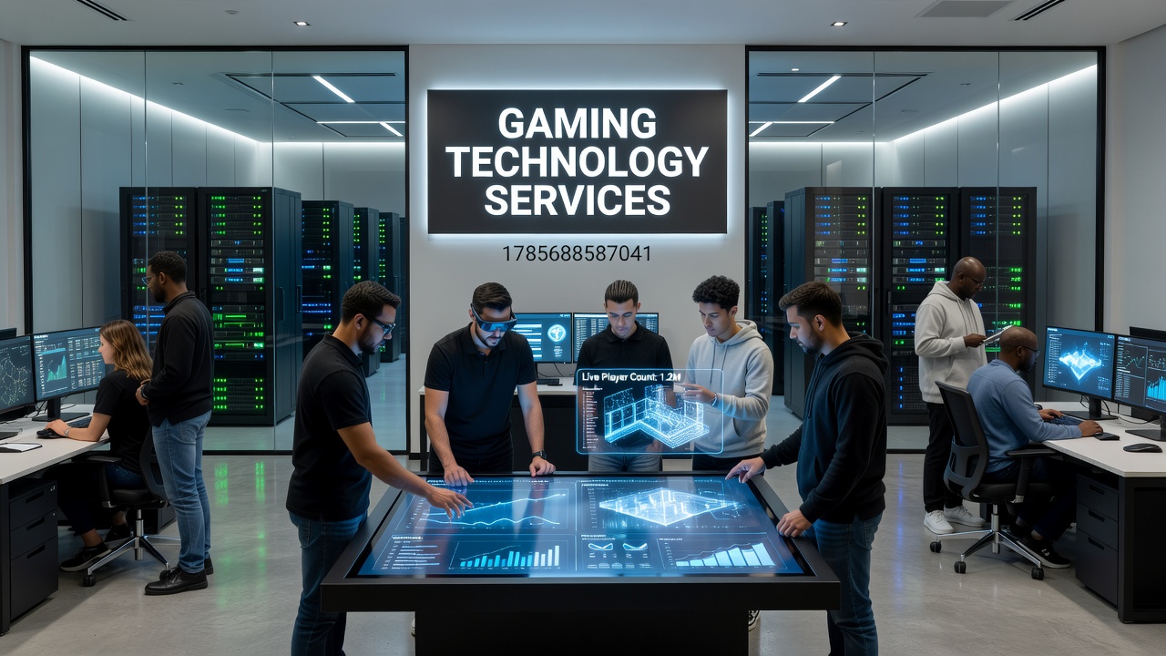 Detailed view of backend monitoring and scaling operations in gaming technology environments